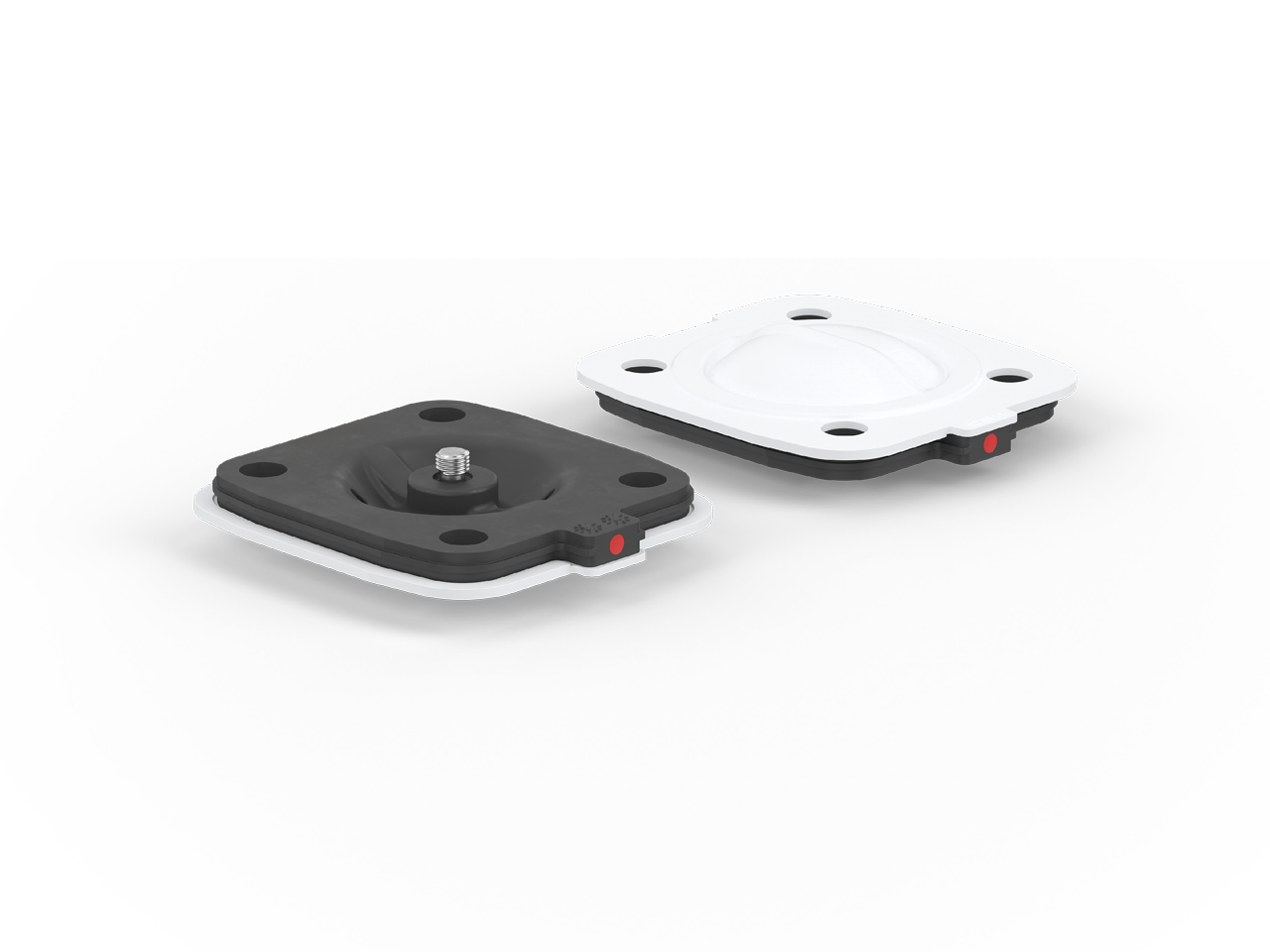Membrane en deux parties avec support en EPDM peroxydé et protection en PTFE, référence GEMÜ 5Y.